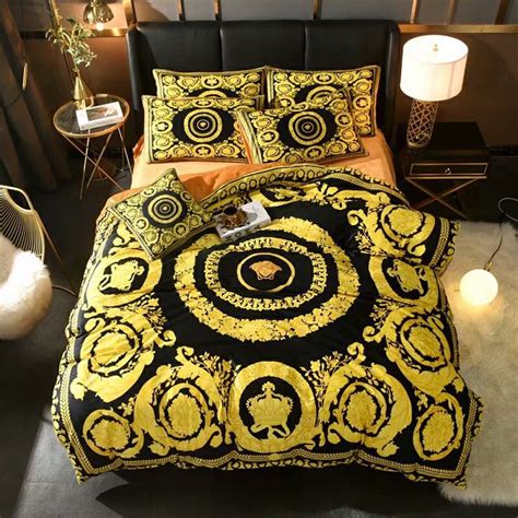 fake versace bed sheet|Versace bedroom set for sale.